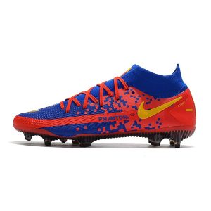 Nike Phantom Generative Texture Elite DF FG Červená Modrá Žlutá